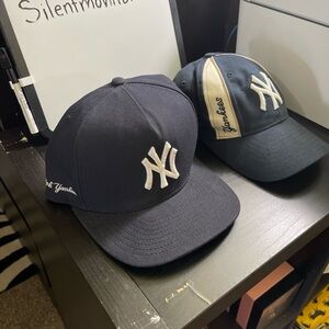 New Era Navy and Black Yankees Hats